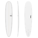 torq TET 9´6 - Longboard - White + Pinline 