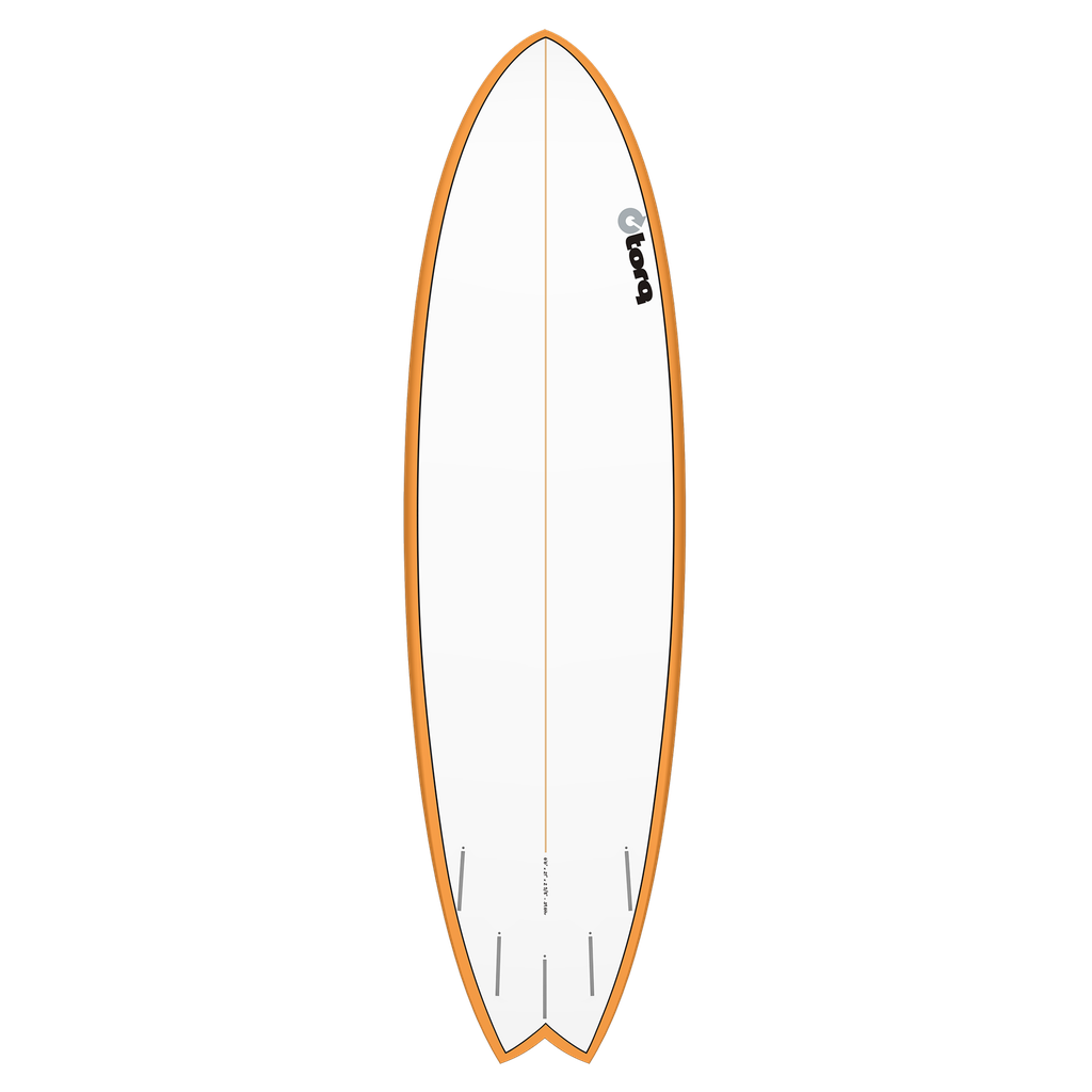 torq TET 6´6 - Fish - Orange Rails + Pinline 