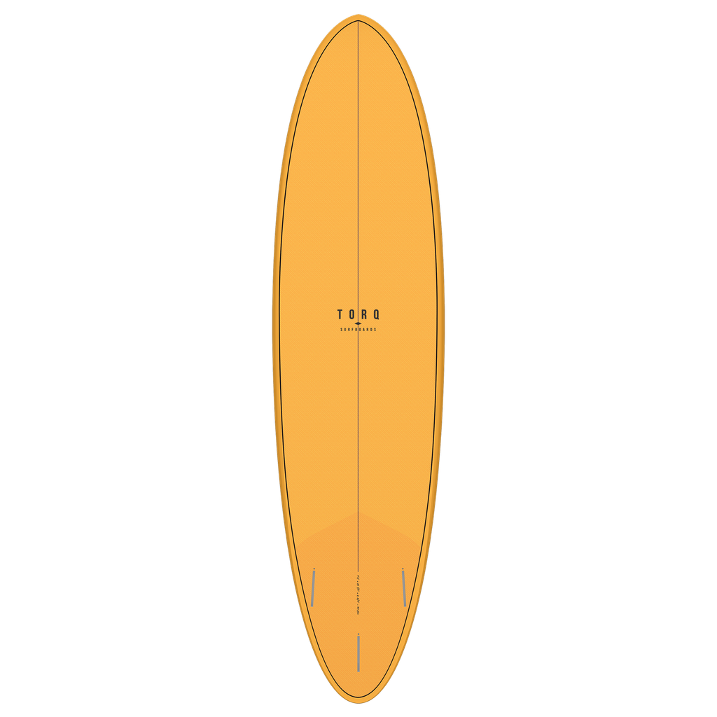 torq TET 7´2 - Funboard - Orange + Pattern 