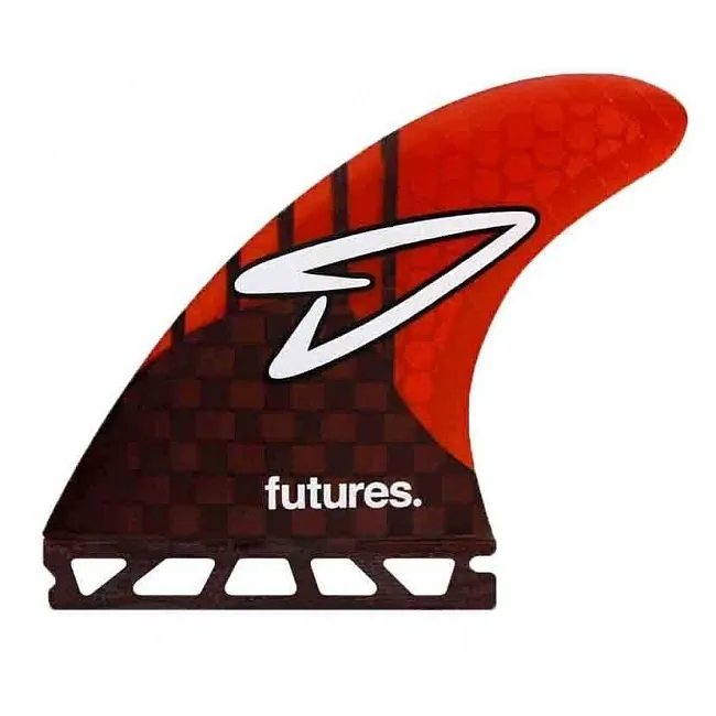 Futures Roberts V2 5-Fin Med Honeycomb  - Carb/Red/Smk