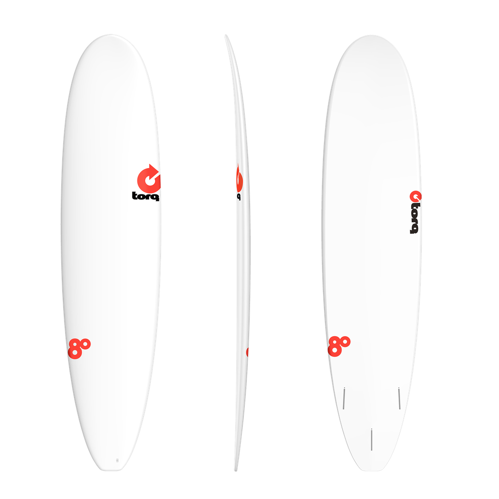 torq TET 8´0 - Longboard - Rental - White 