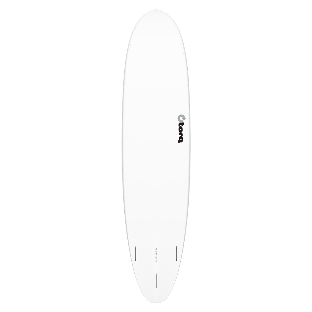 torq TET 8´2 - Funboard V+ - White + Pinline 