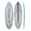 torq ACT 6´0 - Multiplier - Brushed Gray + Blue Rails
