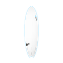 torq Soft Deck PE 6'10 - Fish - Blue