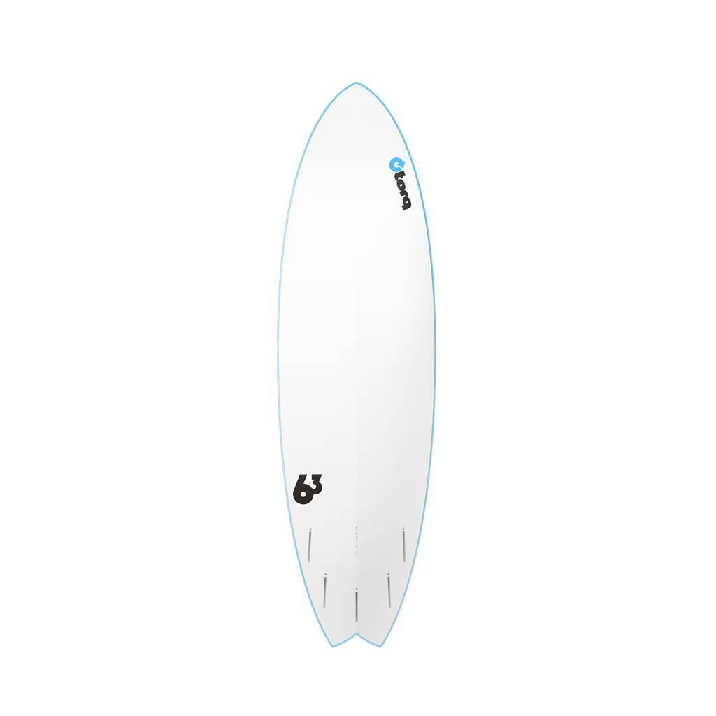 torq Soft Deck PE 6'3 - Fish - Blue