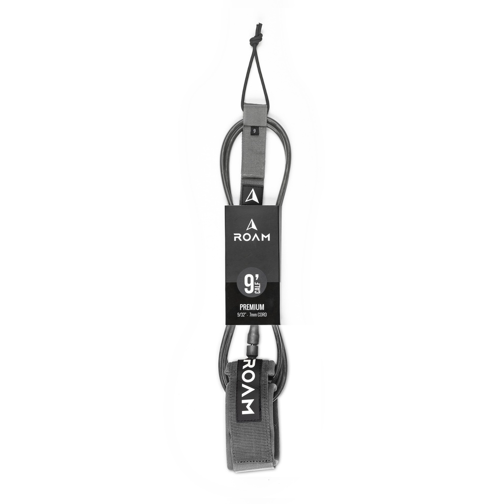 ROAM - 9' Premium Calf Leash - Gray