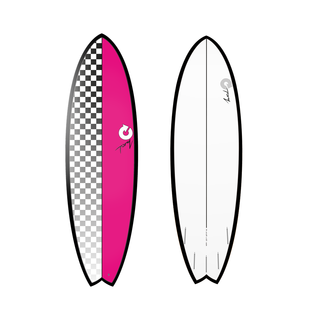 torq TET 5'11 - Fish - Checker - Magenta