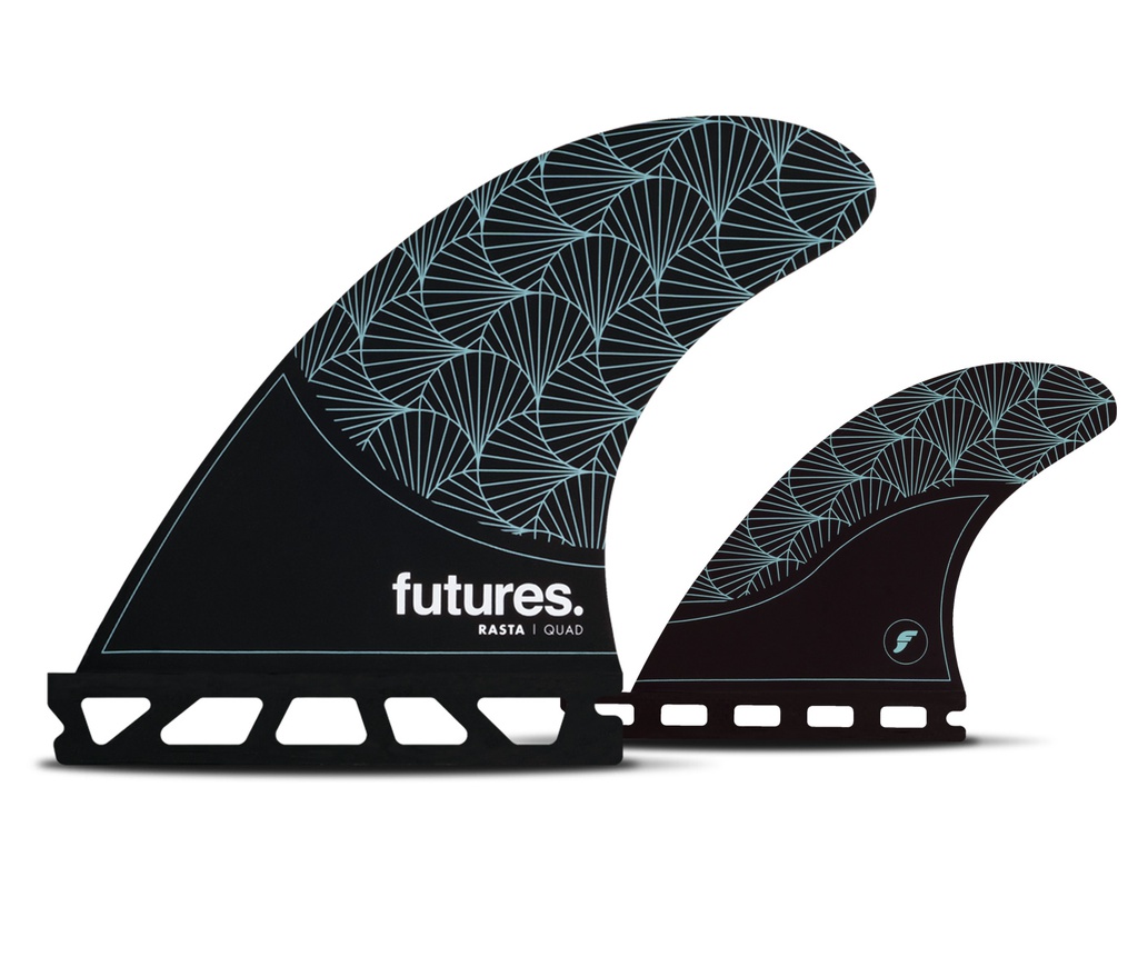 Futures - Rasta Quad (M) - Honeycomb - Black/Teal