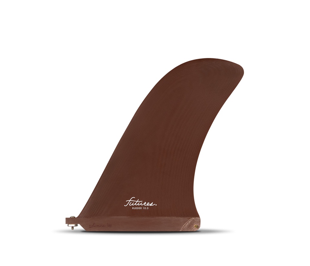 Futures - Rudder 10" (XL) - Fiberglass - Burgundy