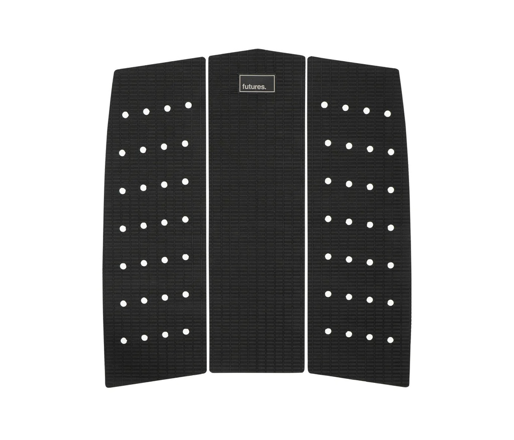 Futures - Landing Pad 3-Piece Traction Pad - Black