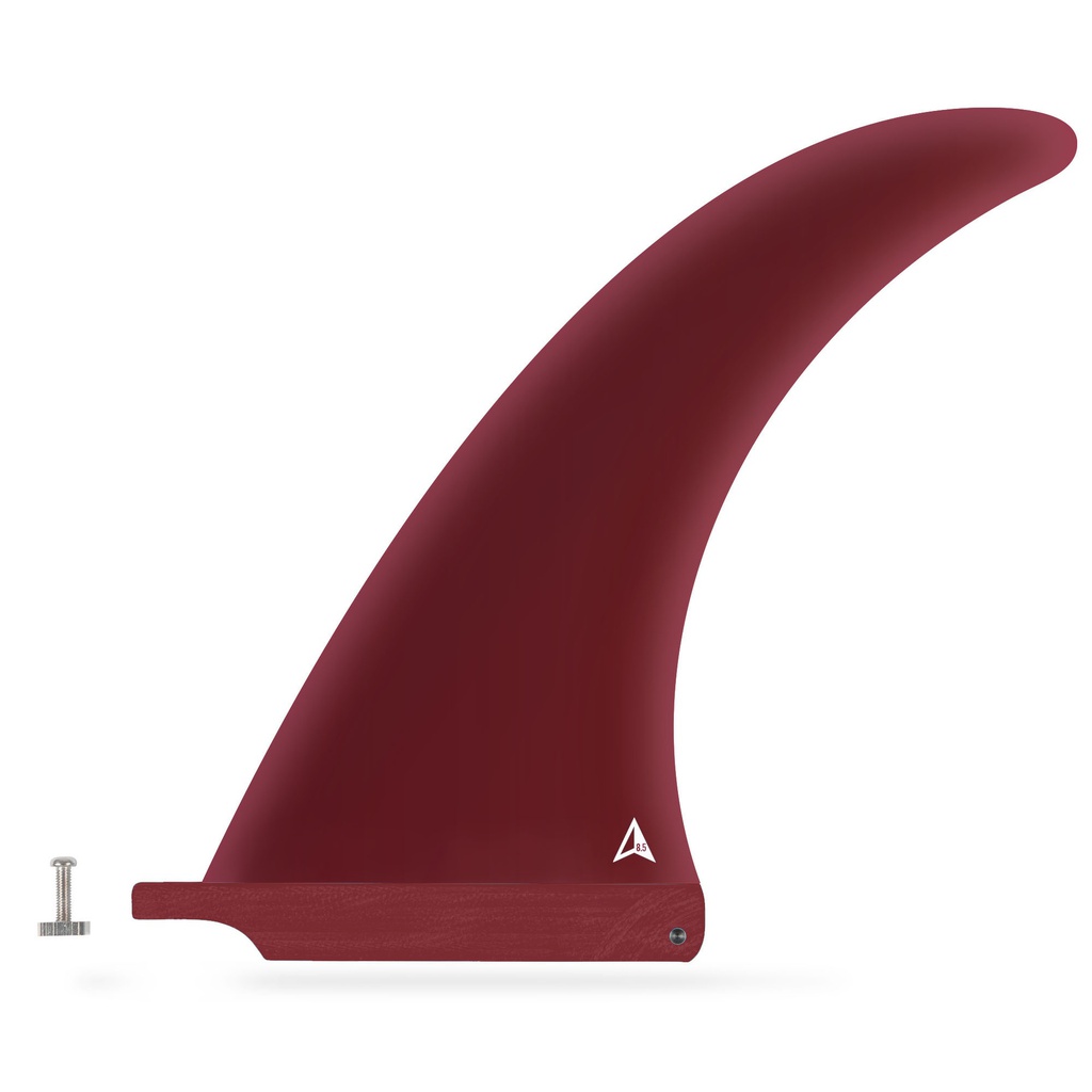 ROAM - Longboard Fin Flex Tip - Red - Size 7.5''