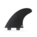 ROAM - All Round Thruster Fin Set  Dual Tab - Black - Size L