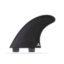 ROAM - All Round Thruster Fin Set  Dual Tab - Black - Size S