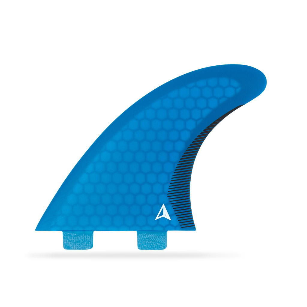 ROAM - Performanced Thruster Fin Set  Dual Tab - Blue - Size L