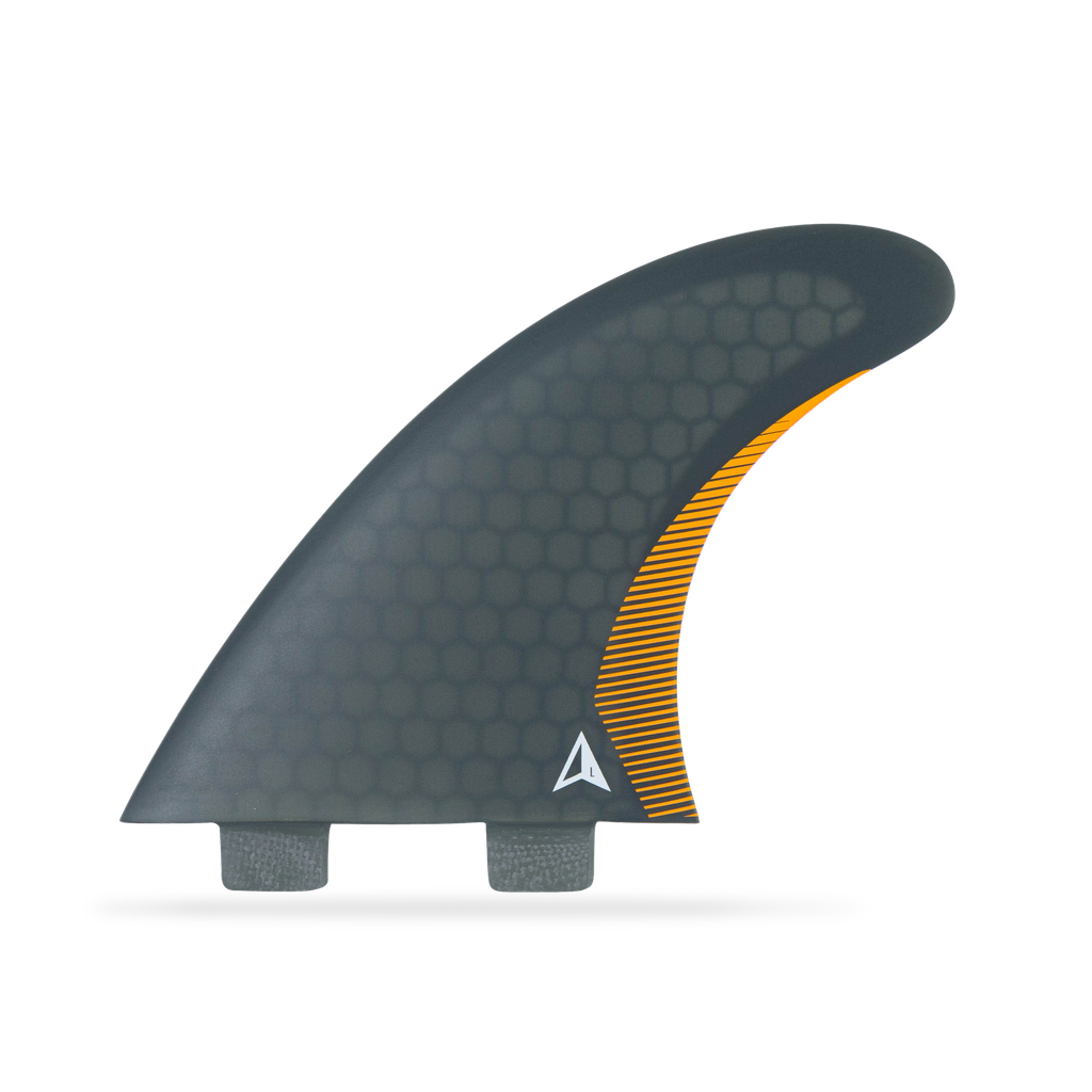 ROAM - Performanced Thruster Fin Set  Dual Tab - Smoke - Size L