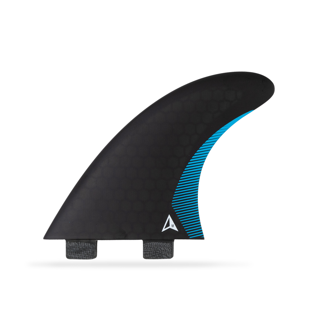 ROAM - Performanced Thruster Fin Set  Dual Tab - Black - Size M