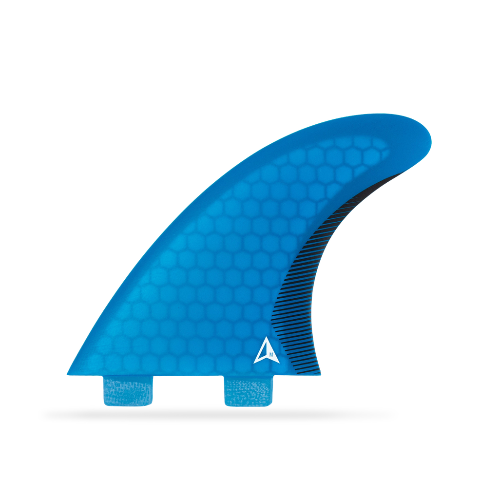 ROAM - Performanced Thruster Fin Set  Dual Tab - Blue - Size M