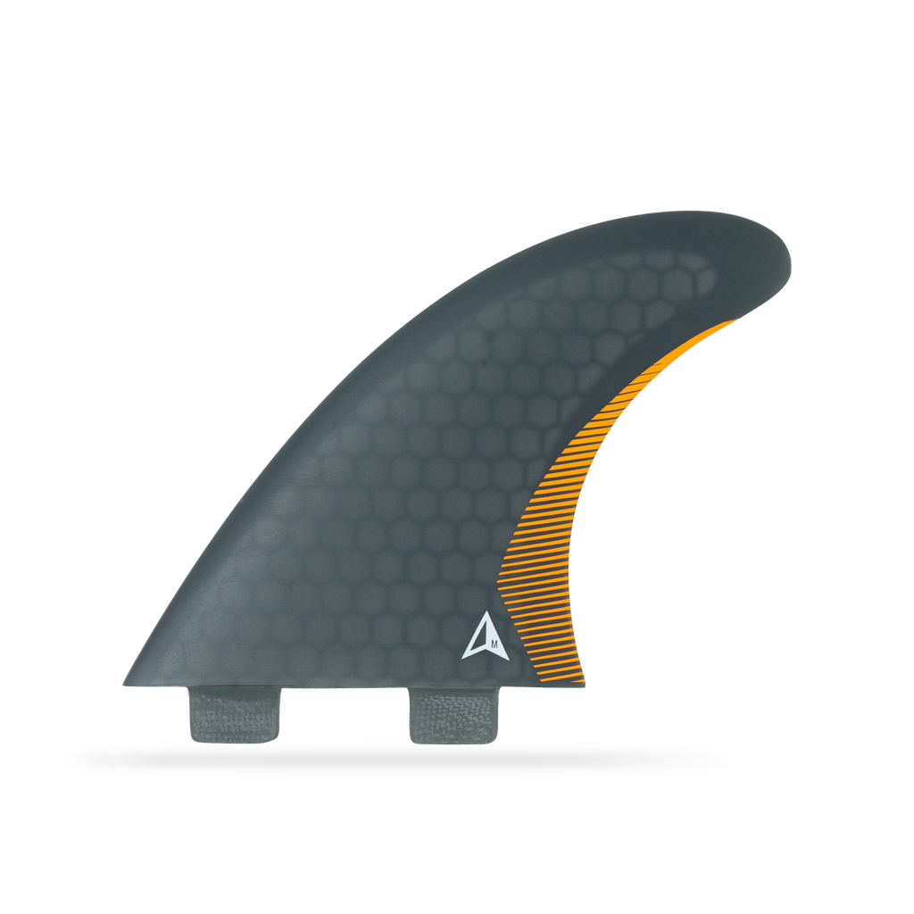 ROAM - Performanced Thruster Fin Set  Dual Tab - Smoke - Size M