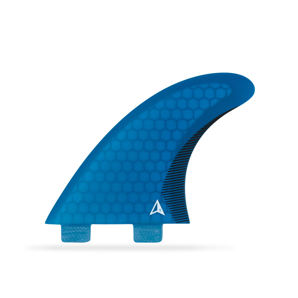 ROAM - Performanced Thruster Fin Set  Dual Tab - Blue - Size S