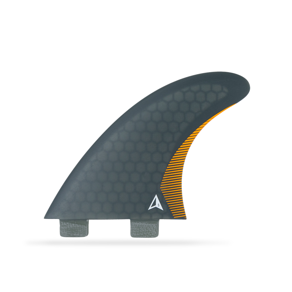 ROAM - Performanced Thruster Fin Set  Dual Tab - Smoke - Size S