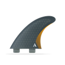 ROAM - Performanced Thruster Fin Set  Dual Tab - Smoke - Size S