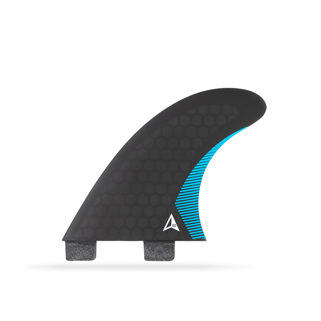 ROAM - Quad Rear Fin Set  Dual Tab - Black - Size M