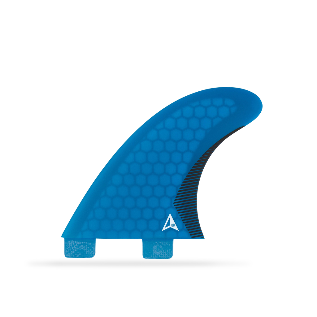 ROAM - Quad Rear Fin Set  Dual Tab - Blue - Size M