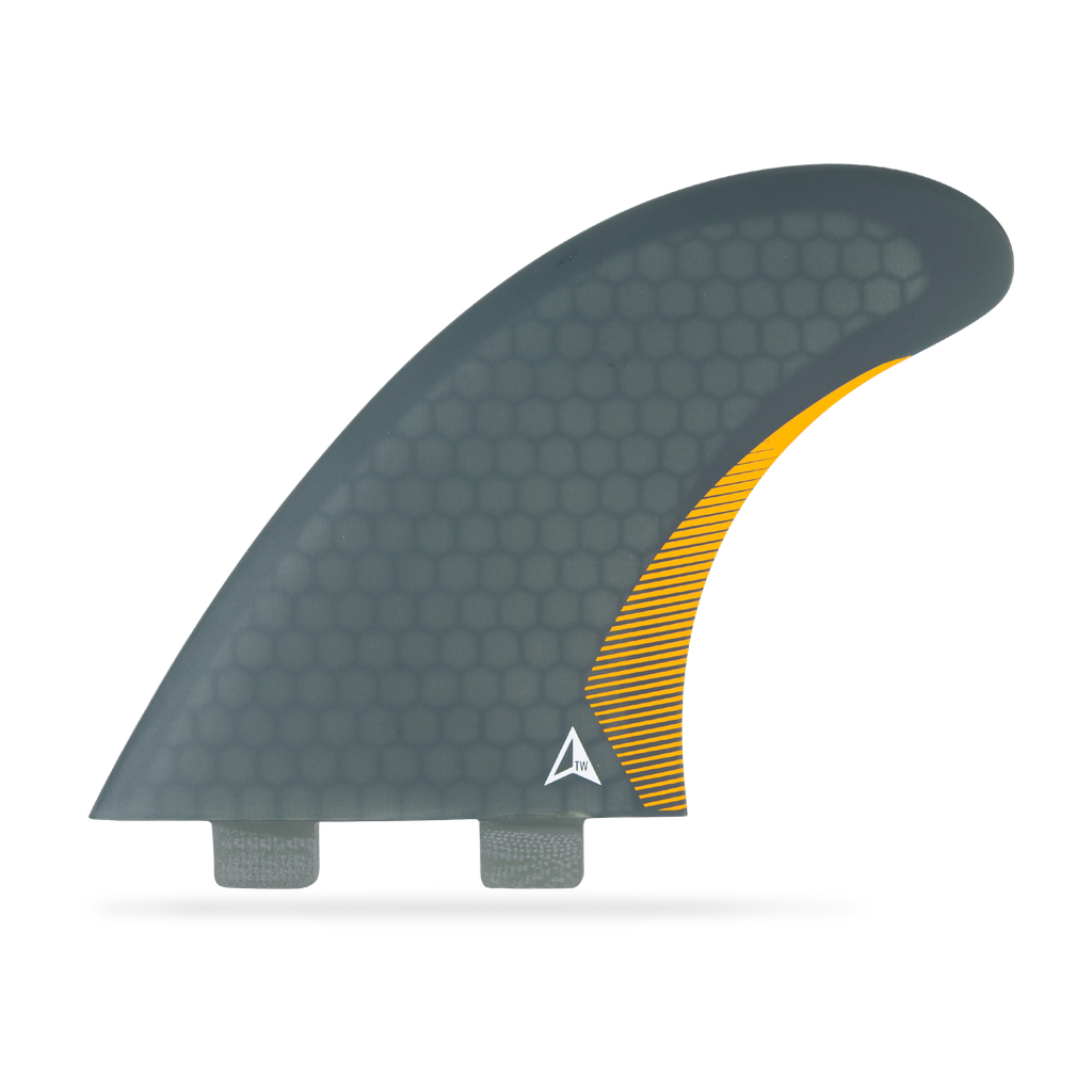 ROAM - Twin Fin Set  Dual Tab - Smoke - Size M