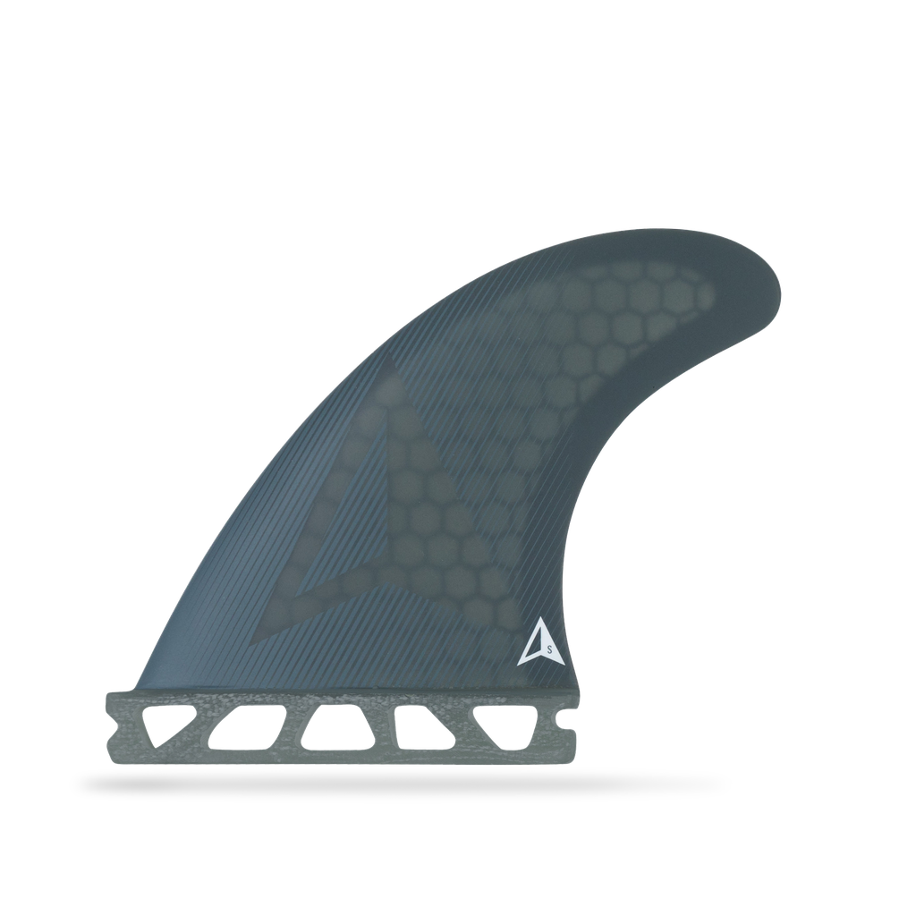 ROAM - All Round Thruster Fin Set  Single Tab - Smoke - Size S