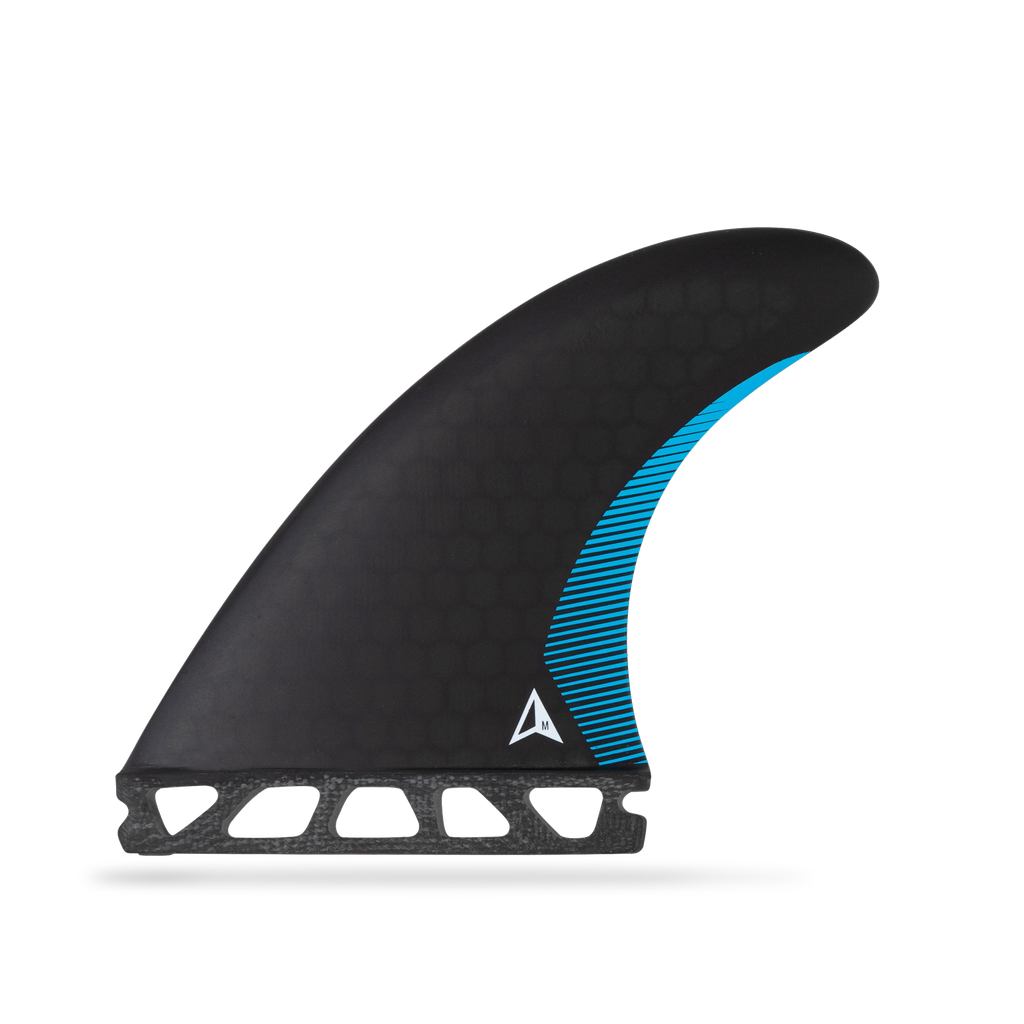 ROAM - Performanced Thruster Fin Set  Single Tab - Black - Size M