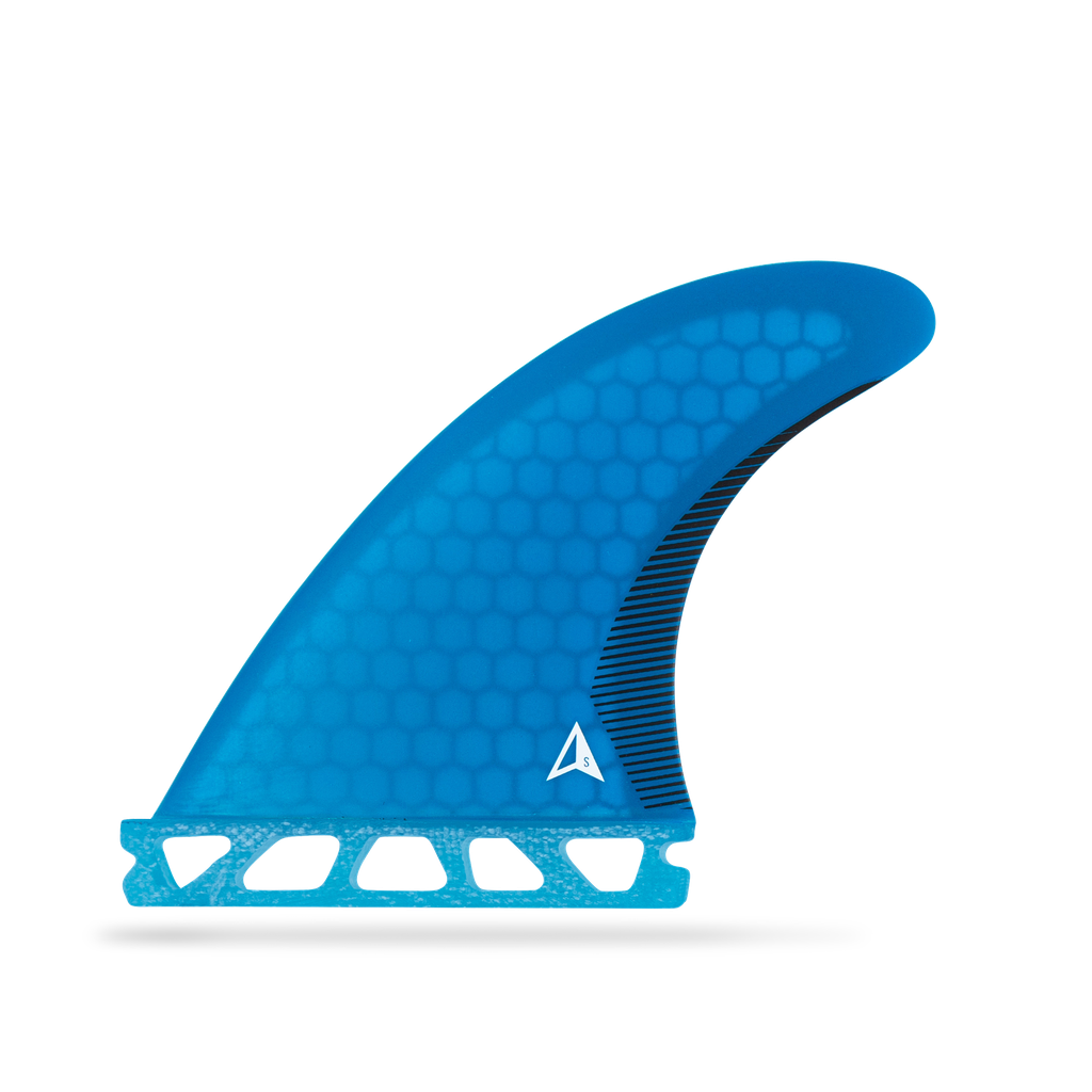 ROAM - Performanced Thruster Fin Set  Single Tab - Blue - Size M