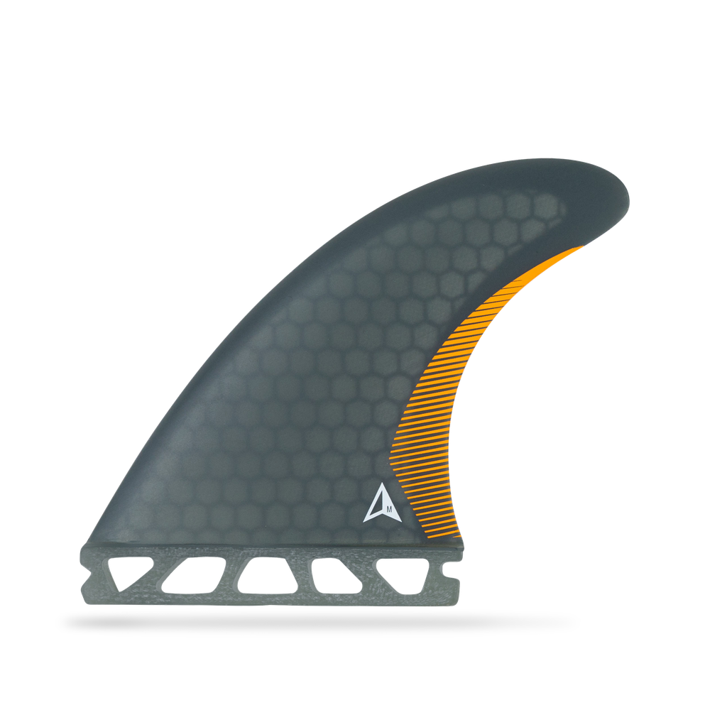 ROAM - Performanced Thruster Fin Set  Single Tab - Smoke - Size M