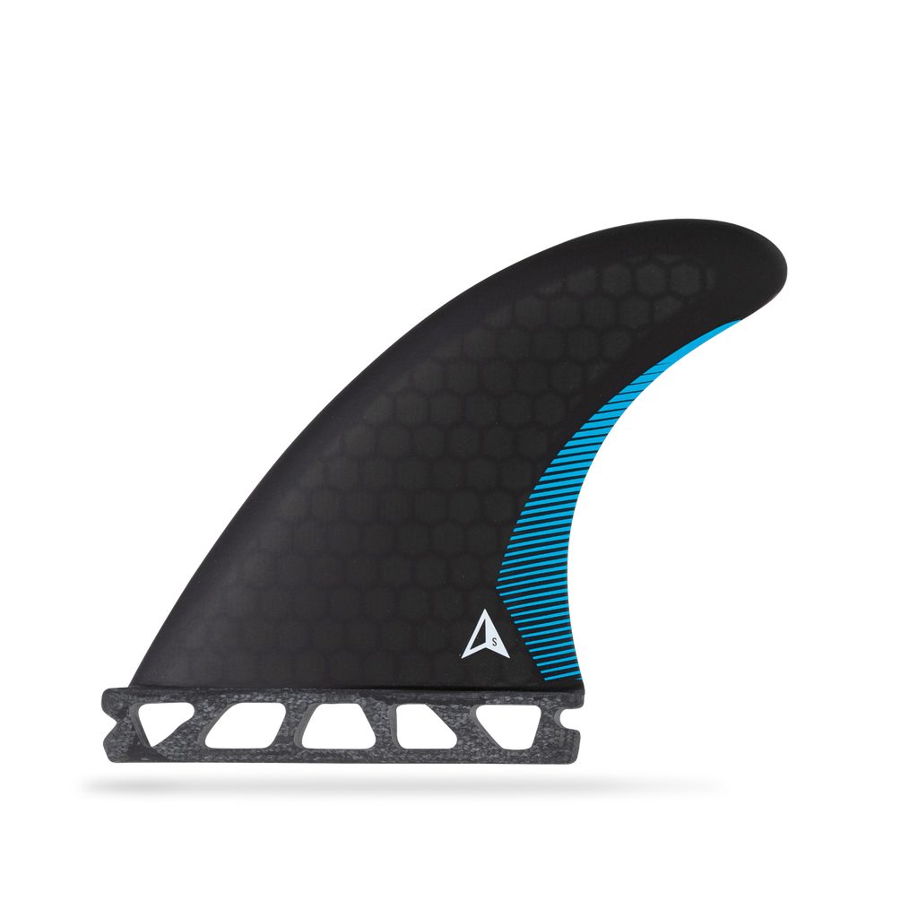 ROAM - Performanced Thruster Fin Set  Single Tab - Black - Size S