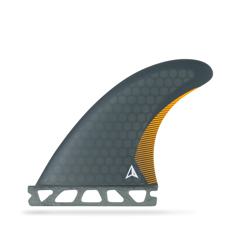 ROAM - Performanced Thruster Fin Set  Single Tab - Smoke - Size S