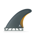 ROAM - Performanced Thruster Fin Set  Single Tab - Smoke - Size S