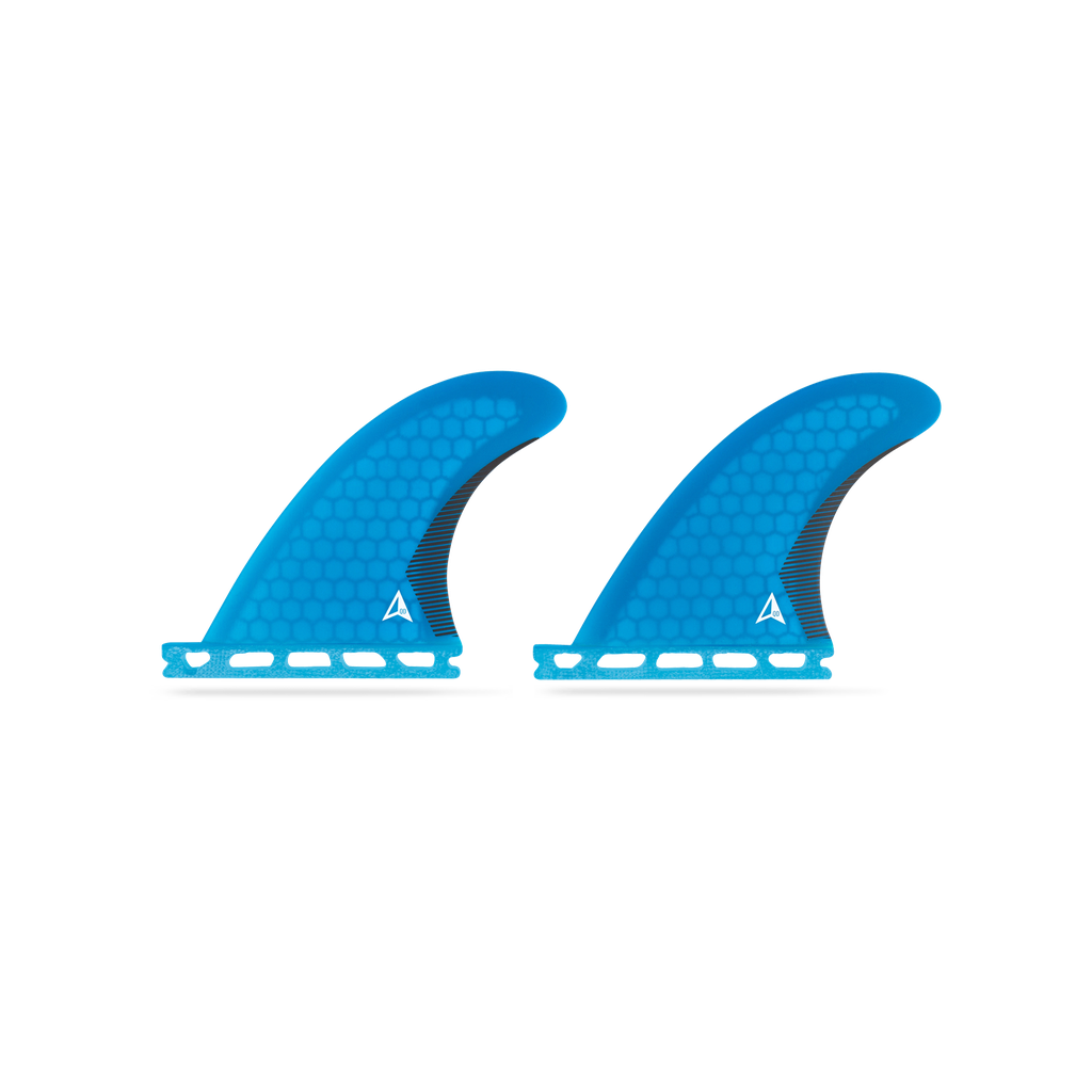 ROAM - Quad Rear Fin Set  Single Tab - Blue - Size M