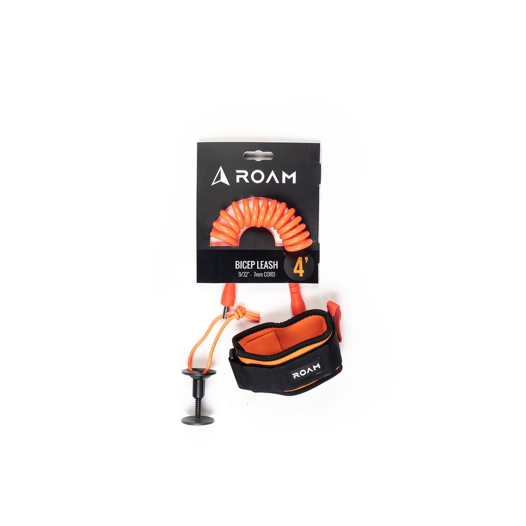 ROAM - 4' Bodyboard Leash - Orange - Large