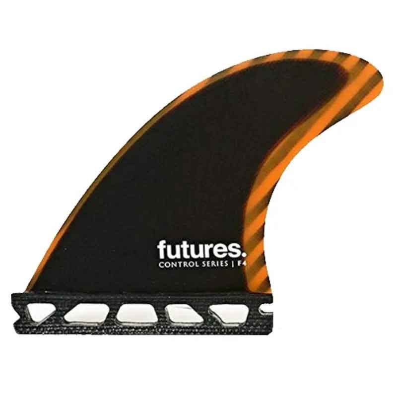 Futures - F4 Control Series (S) - Fiberglass - Blk/Orange