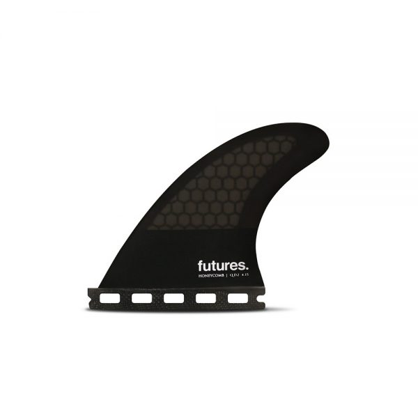 Futures - QD2 4.15" Quad Rear Flat (L)- Honeycomb - Smoke/Black/White