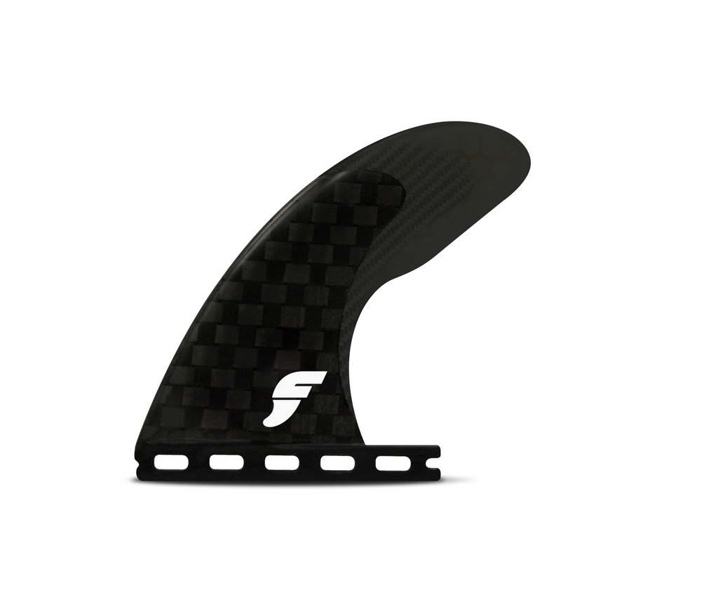 Futures - Solus Hatchet Single Fin - Honeycomb w/ carbon and texalium - Smoke/Carbon