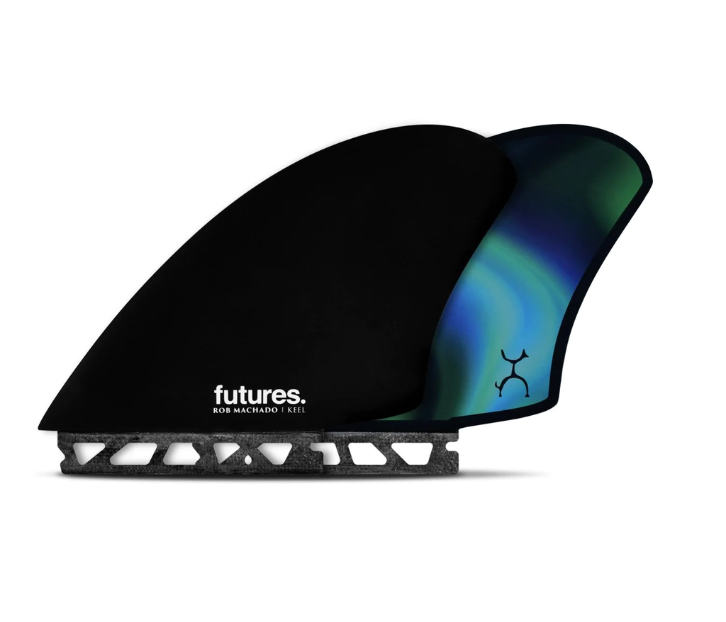 Futures - Machado Keel - Honeycomb - Black/Swirl