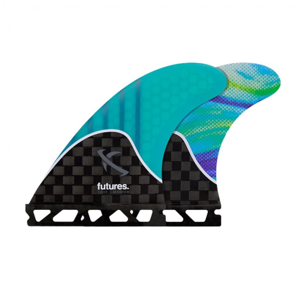 Futures - Lost V2 Generation Series (M) - Blackstix - Carbon/Teal/Swirl