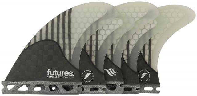 Futures - F6 Generation Series V2 5-Fin (M) - Blackstix - Clear