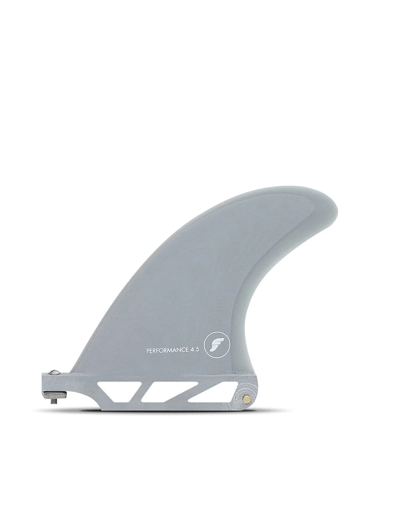 Futures - Performance 4.5" Single Fin (XS) - Fiberglass - Transparent Grey