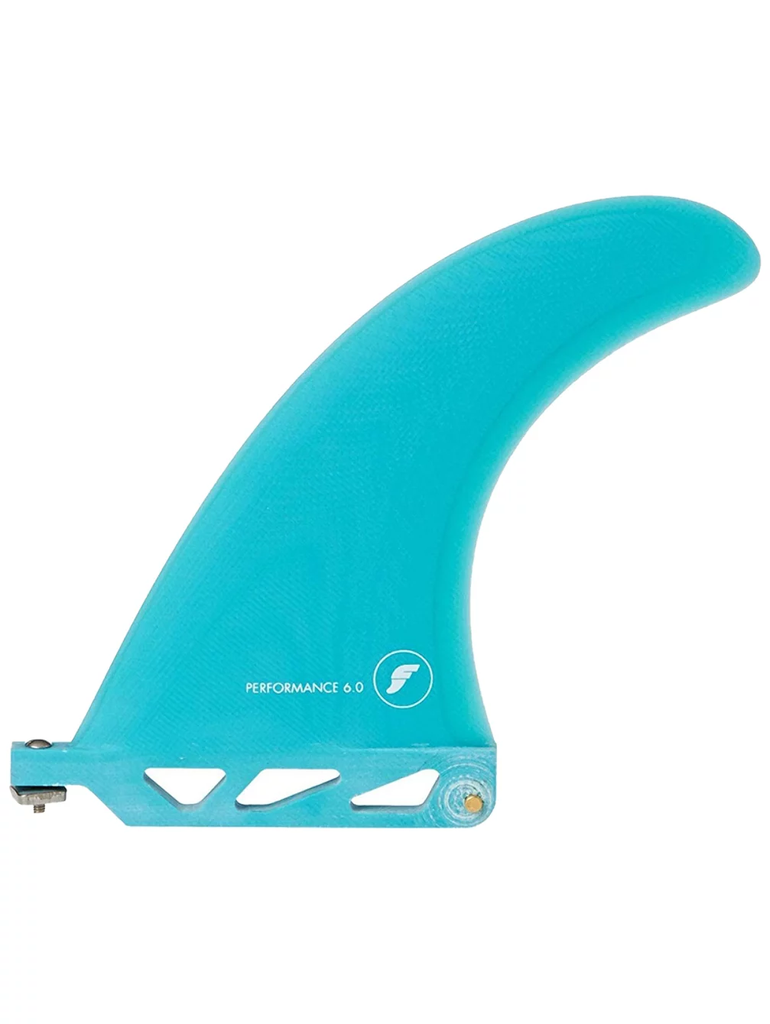 Futures - Performance 6.0" Single Fin (S) - Fiberglass - Transparent Teal