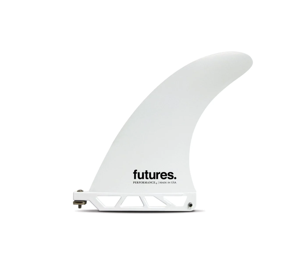 Futures - Performance 6.0" Single Fin (S) - Thermotech - White