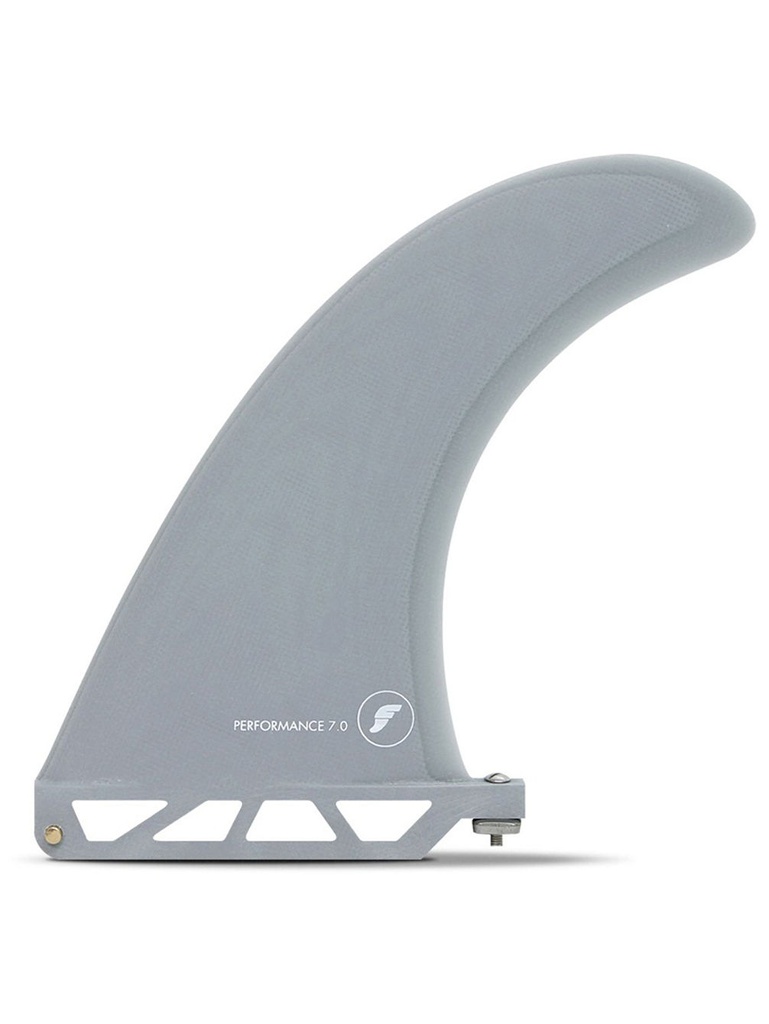 Futures - Performance 7.0" Single Fin (M) - Fiberglass - Transparent Grey