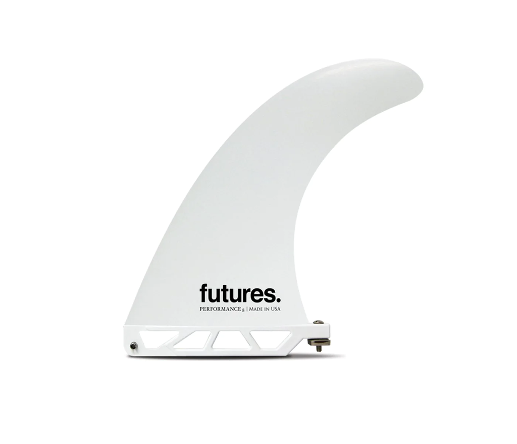 Futures - Performance 8.0" Single Fin (M) - Thermotech - White