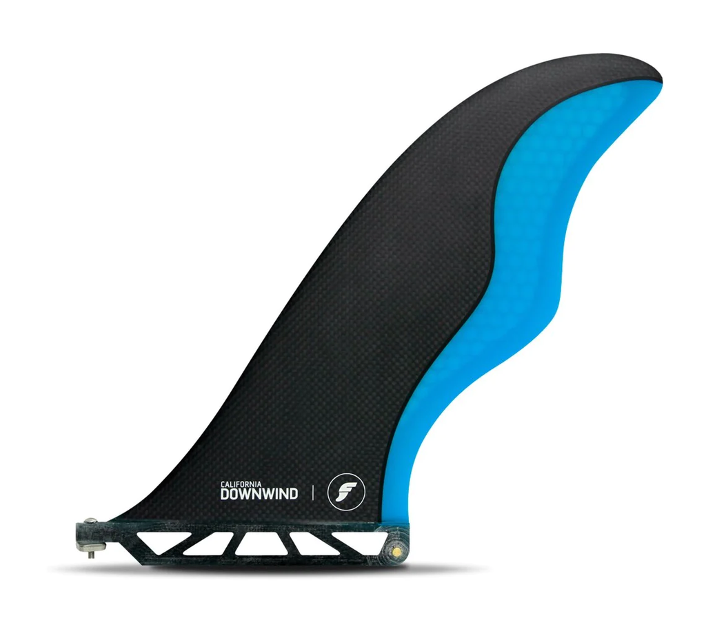 Futures - California DownWind 9.5 SUP Fin - Techflex - Carbon/Blue