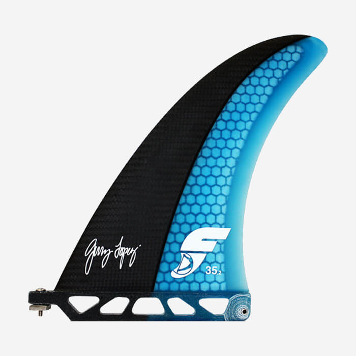 Futures - Gerry Lopez 8.5" SUP Single Fin - Carbon/Blue